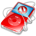 iPod Video Red No Disconnect Icon 128x128 png